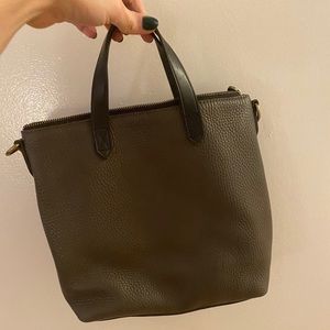 Madewell two tone leather purse